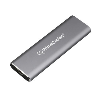 Aluminum USB3.1 Type-C 10Gbps SATA NGFF M.2 SSD Enclosure Adapter - PrimeCables®