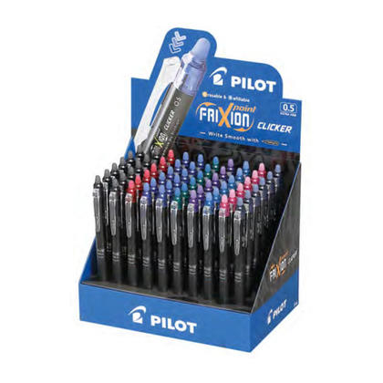 Pilot FriXion® Ballpoint Pen with Synergy Tip, 0.5mm, Assorted Colors, 60/Pack