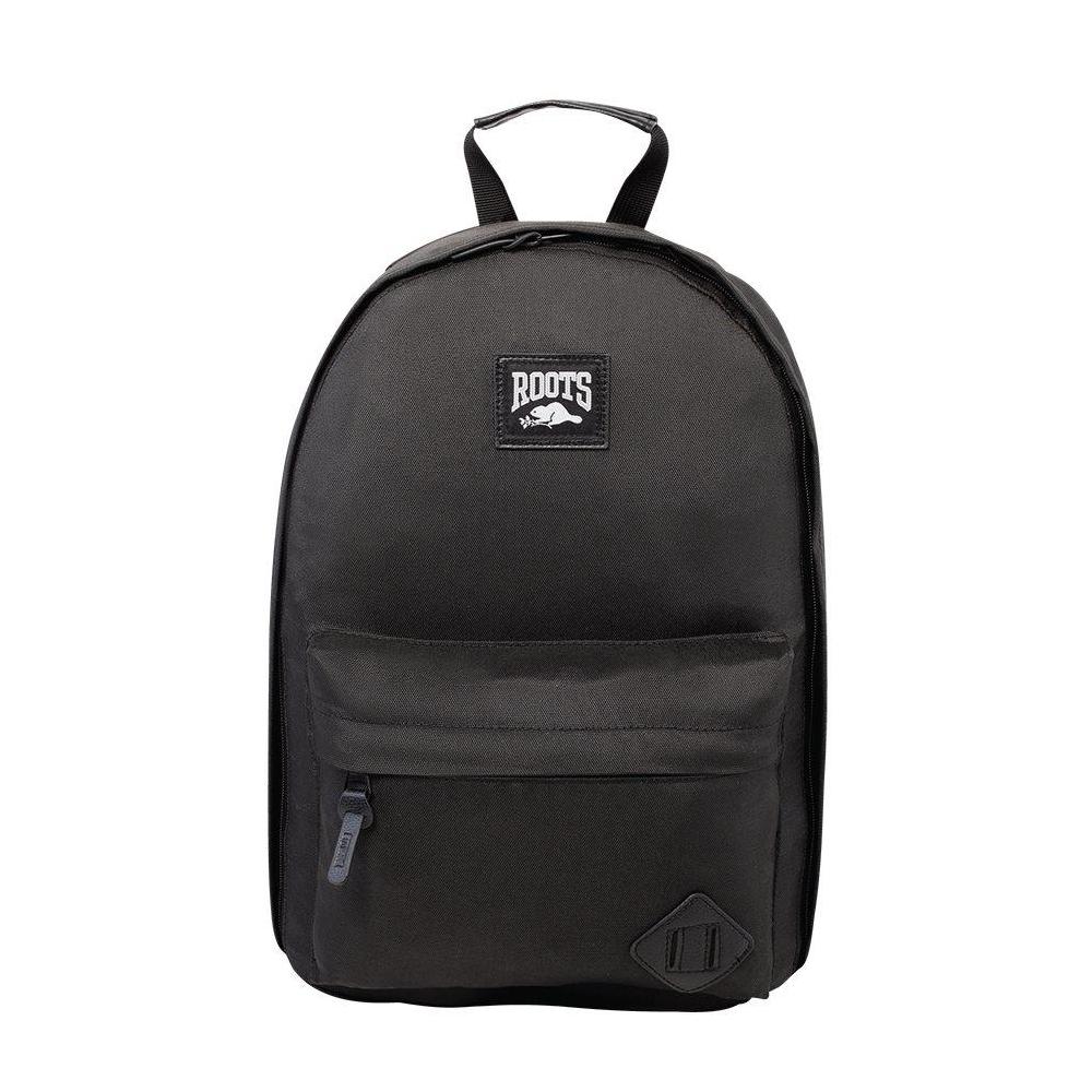 Roots RTS4809 Recycled Fabric Backpack 16.3" x 12.2" x 5.3", Black, 1002393