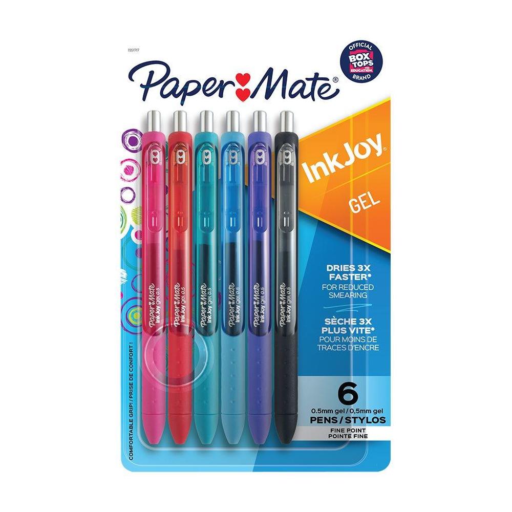 Paper Mate® InkJoy® Retractable Gel Pens 0.5mm Fine Point Assorted