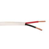 Cab BK SPE424 WH Speaker Wires 250ft 2C 12AWG In Wall Bulk Speaker Cable CMR White