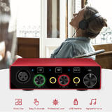 Other Brands PC GV AR001 Sound Cards USB Audio Interface With Mic Preamplifier XRL Audio Interface