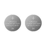 LIVINGbasics LVB CR2025 Battery Charger CR2025 Battery 160mAh High Capacity Lithium Button Coin Cell Batteries 2 Pack LIVINGb