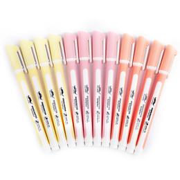 Other Brands HY270200 12PK Highlighters 3 Pastel Colors Highlighter with Versatile Chisel Tip for Highlighting 12 Pack