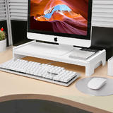 Moustache MOS A 1197A Computer Stands Computer Screen Riser Holder with Storage Bracket 20 07X8 66X3 14 inch Moustache