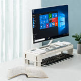 Moustache MOS A 6562 Computer Stands Adjustable Height Simple Monitor Stand 21 26X8 66X2 87 inches Moustache