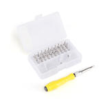 Crownman Cab HT 0605606 Tool Sets Precision Magnetic Repair Screwdriver Set 32 in 1 with Extension Rod and Easy Carry Case