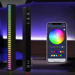 PrimeCables PC GM D08 Gaming Accessories RGB Sound Control Rhythm Lights 32 LED 18 Colors Audio Spectrum Analyzer PrimeCables