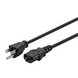 Monoprice Canada Cab 42055 Cables Power Cables Cords Monoprice Power Cord NEMA 5 15P to IEC 60320 C13 18AWG 10A 1250W 125V 3 