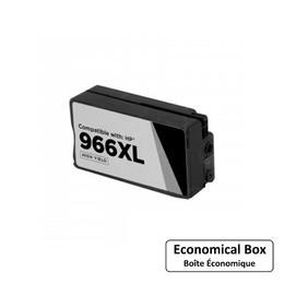 EcoBox HP 966XL BK EcoBox OfficeJet Pro 9020 Remanufactured HP 966XL 3JA04AN 140 Black Ink Cartridge High Yield Economical Bo