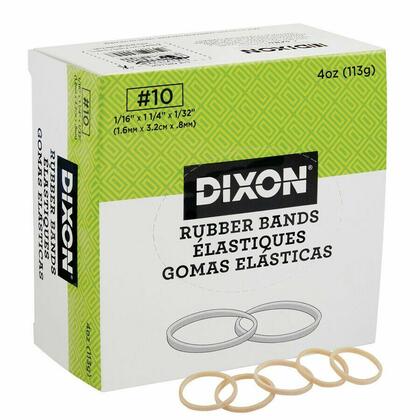 Dixon® Star® Elastic Radial Rubber Bands, 1/16", 1/4 lb (114g), 1 Box