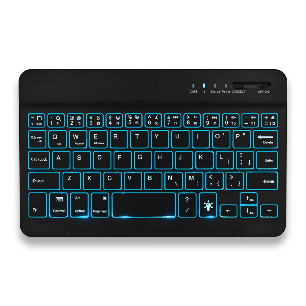 UltraThin Bluetooth Backlit Keyboard, Rechargeable