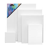 Moustache MO CF S Painting Accessories Stretched Blank Canvas Set 5 Sizes 10 Pack Moustache