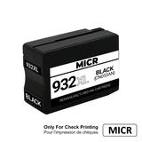 No Brand HP 932XL CN053AN MICR OfficeJet 6100 Remanufactured HP 932XL CN053AN MICR Black Ink Cartridge High Yield