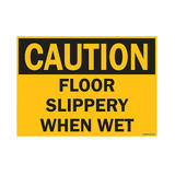 HeadlineSign 415 5494 Safety Signs HeadlineSign OSHA Slippery When Wet Sign 10 x 14 x 0 4 English 1073683