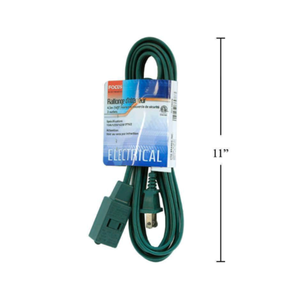 Rallonge électrique Focus 4,5 M - Vert, manchon