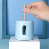 Other Brands 8035 Blue Pencil Sharpener Electric Pencil Sharpener Battery or USB Powered Tip Size Adjustable Blue