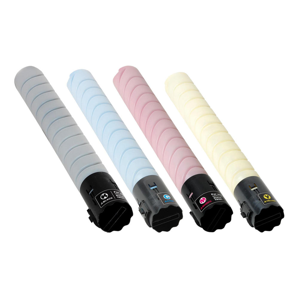Konica Minolta TN321 TN321K TN321C TN321M TN321Y Compatible Toner ...