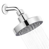 LIVINGbasics LVB FC SH8622 CR Keyboards 4 Bathroom Luxury Round Rainfall Shower Head With Powerful Water Pressure LIVINGbasic