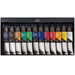 Other Brands PO1222M Paint Watercolors Pastels Vibrancy Oil Painting Colors for Professionals Artists 22ml Tube 12 Assorted C