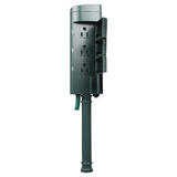PrimeCables Cab PC 08364 Wall Charger Wireless Charger 6 Outlet Outdoor Wi Fi Smart Ground Stake Timer Compatible with Alexa 