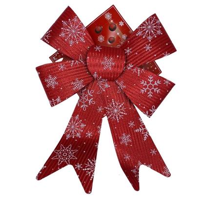 Christmas Tree Top Decoration, Holiday Decoration Bow