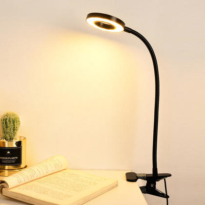 Lampe de bureau loupe à clip col de cygne LED avec 3 modes de couleur - PrimeCables®