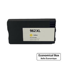 EcoBox HP 962XL Y Ecobox OfficeJet Pro 9010 Remanufactured HP 962XL 3JA02AN Yellow Ink Cartridge High Yield Economical Box