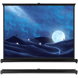 PrimeCables Cab PC 08365 Speaker Projector Mounts 45 Inch 4 3 Mini Portable Pull Up Projector Screen for Indoor Outdoor Use P