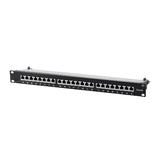 Monoprice Canada Cab 39752 RJ45 Patch Panel Monoprice Entegrade Series Cat6A 19in 1U Patch Panel Shielded 24 port Dual IDC