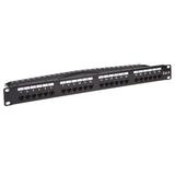 Monoprice Canada Cab 43540 Unloaded Patch Panel Monoprice 24 port Cat6 Unshielded UL Listed Patch Panel
