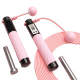 No Brand LVTH IS J2182BK Fitness Exercise Cordless Counting Jump Rope with Calorie KM Miles and Counting Digital Display