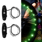 No Brand PC LG BL02 1 LED Bulb 2 Tire Pack LED Bike Wheel Lights