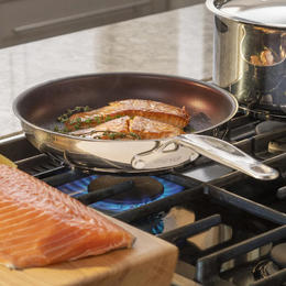 Meyer LVTH 2418 20 00 All Cookware Meyer Confederation Stainless Steel 20cm 8 Non Stick Fry Pan Skillet