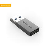 PrimeCables PC DA CC0017 USB 3 0 Adapters Summit Series Fast Charging USB 3 0 A Male to Type C Female Converter Black PrimeCa