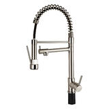 LIVINGbasics SN BA AQDO 01 Kitchen Fixtures Pull Double Head Faucet