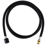 LIVINGbasics SN BA H8218 MB Shower Heads Pull Down Kitchen Faucet Replacement Hose with Matte Black Finish Head LIVINGbasics