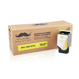 No Brand Lexmark 78C1XY0 Y CX421adn Lexmark 78C1XY0 Compatible Yellow Toner Cartridge Extra High Yield