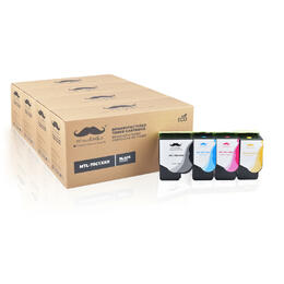 No Brand Lexmark 78C1XK0 78C1XC0 78C1XM0 78C1XY0 Combo CX421adn Lexmark 78C1X Compatible Toner Cartridge Combo Extra High Yie