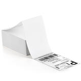 No Brand RL PZD 4 6 BK WT Label Maker Tapes 4 x 6 Fanfold Direct Thermal Shipping Labels Black on White 500 Labels Stack
