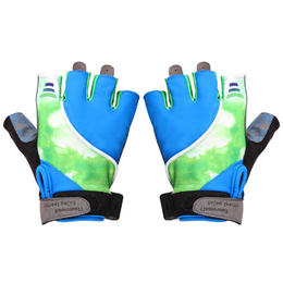 No Brand LVB BKB BAB49 2 Lighting D cor LED Illuminated Steering Gloves Shock Absorbing Non Slip Half Finger Bike Glove XLsiz