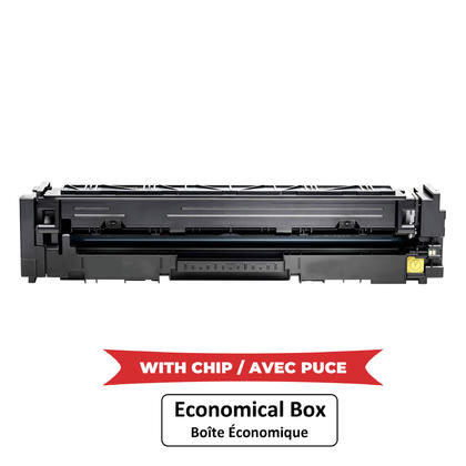 Compatible HP 206A W2112A Yellow Toner Cartridge - With Chip - Economical Box