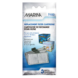 Marina LVTH HG 13315 Fish and Bird Marina Top Filter Replacement Cartridge 3 pack
