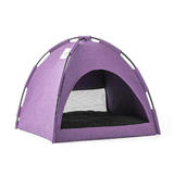 Furrytail LVTH FT CN622TBEDP Cat Furniture Carrier Accessory Tent Cat Bed Purple