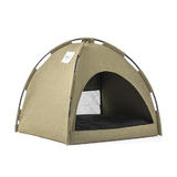 Furrytail LVTH FT CN621TBEDG Cat Furniture Carrier Accessory Tent Cat Bed Green