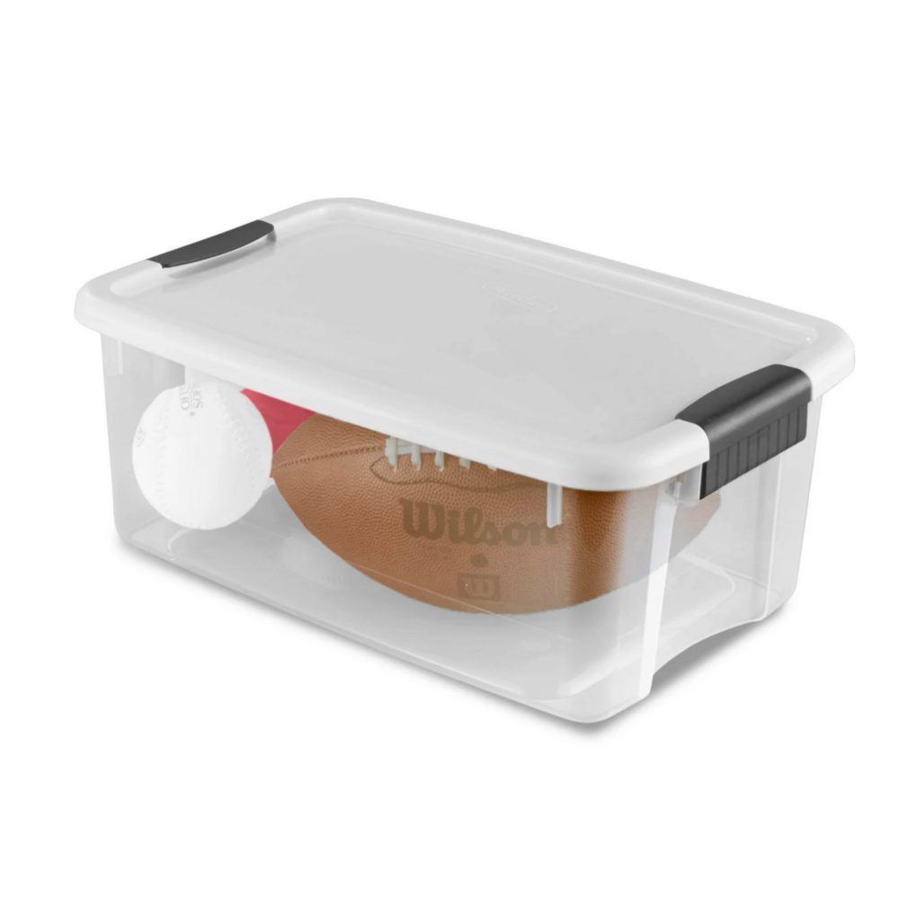 Sterilite Boîtes de rangement 18 x 12 x 7 po, transparent 6 paquet