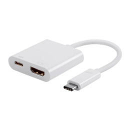 Monoprice Canada Cab 15244 Apple Mini DisplayPort Cables Monoprice Select Series USB C to HDMI and USB C F Dual Port Adapter