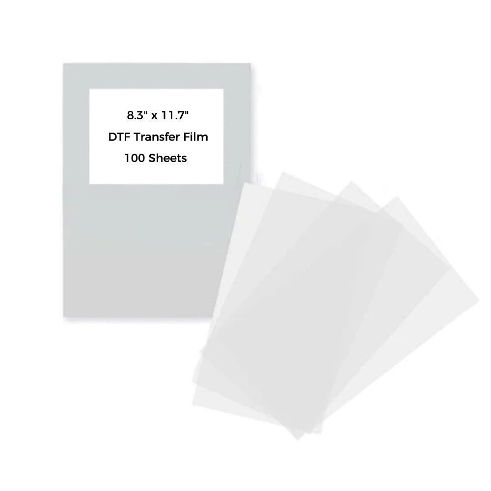 Lot De 50 Feuilles Film Transfert DTF A4 - Pour Impression Sur Tissus Foncés/clairs - Transfert Thermique Durable Et Lavable