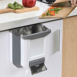 STORA STO KS 008 Garbage Bags Foldable Kitchen Trash Bin Hanging Trash Can for Kitchen 8L STORA