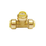 STREAMWAY LVTH TOOLWAY 150614 Kitchen Bath Accessories Lead Free Brass Reducing Tee Push Fit Fittings 1 2 X 1 2 X 1 2 StreamW